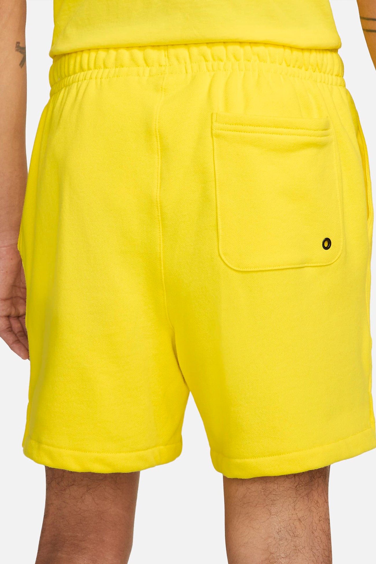 Шорты мужские Nike M NK CLUB FT FLOW SHORT желтые DX0731-731 изображение 7