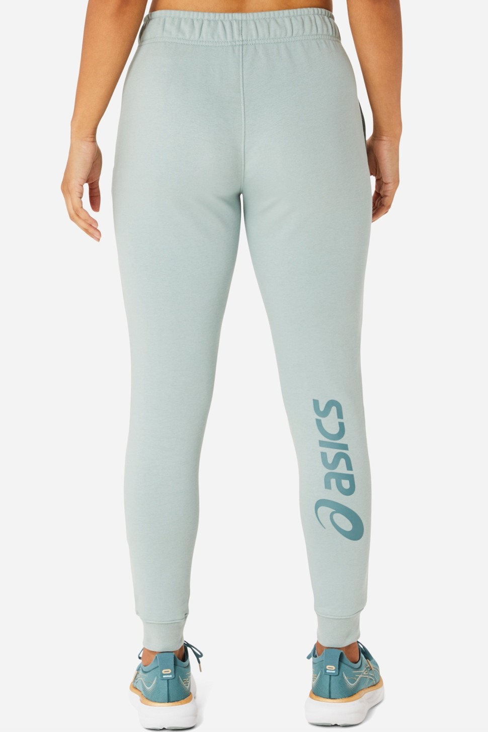 Штани жіночі Asics BIG LOGO SWEAT PANT бірюзовий 2032A982-405 — фото 4