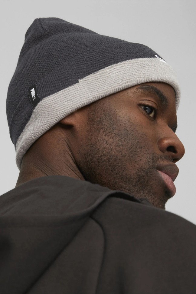 Шапка   Puma Script Logo Beanie чорна 02482701 изображение 5