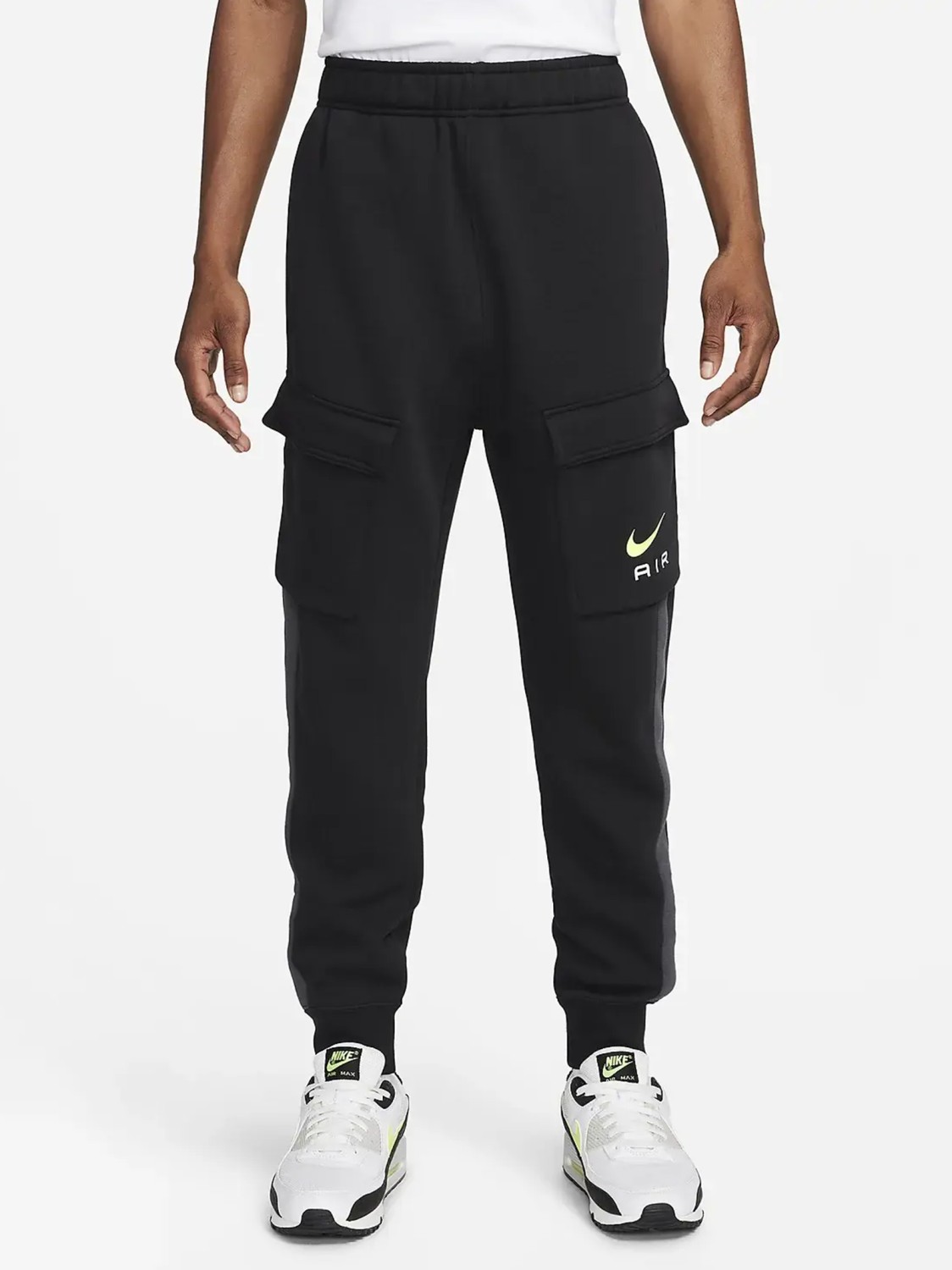 Брюки мужские Nike M NSW SW AIR CARGO PANT FLC BB черные FN7693-011 изображение 2