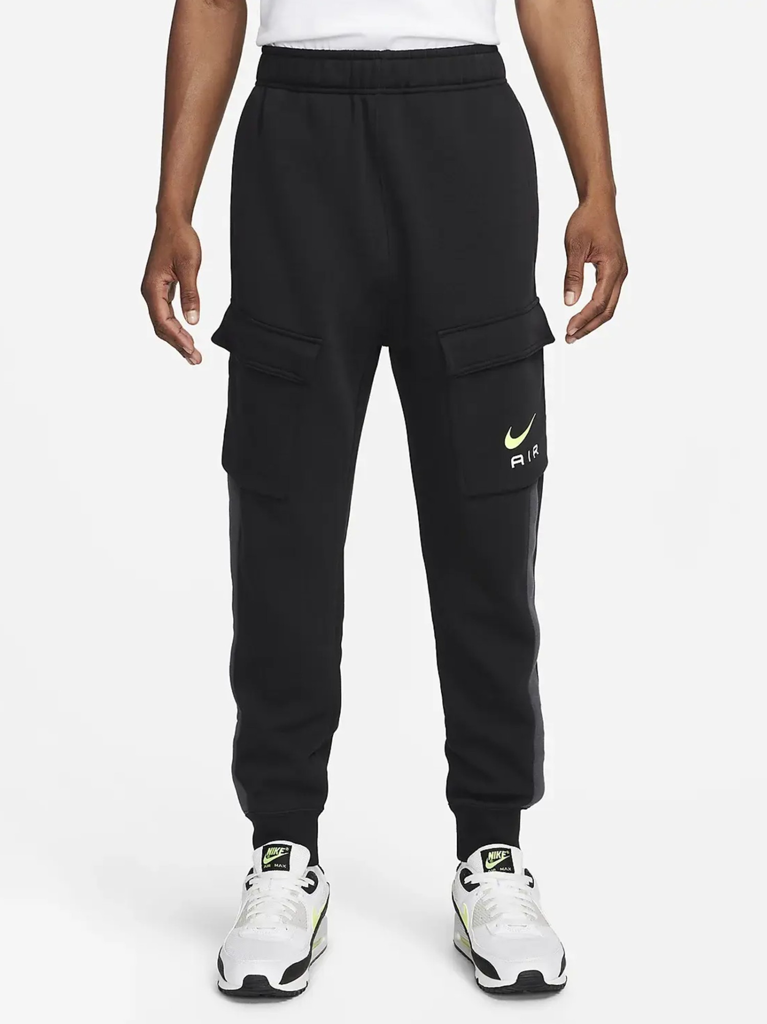 Брюки мужские Nike M NSW SW AIR CARGO PANT FLC BB черные FN7693-011 изображение 2