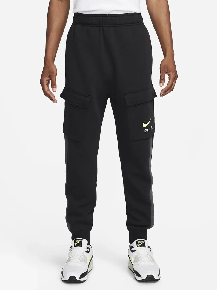 Штани чоловічі Nike M NSW SW AIR CARGO PANT FLC BB чорні FN7693-011 изображение 2