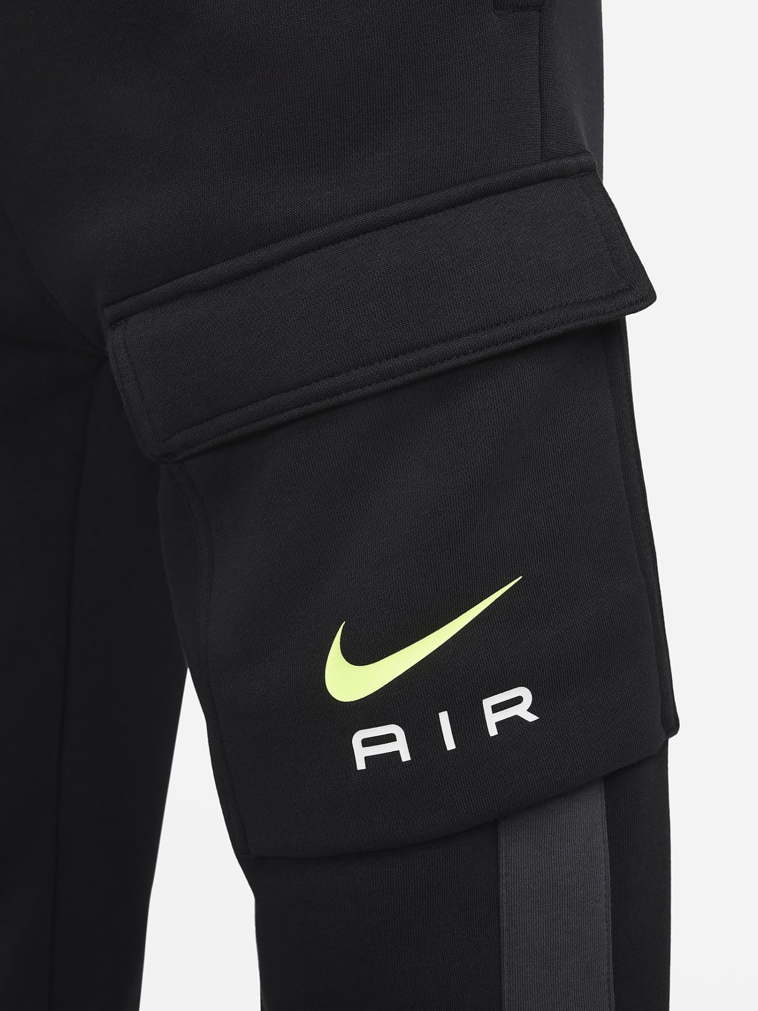 Брюки мужские Nike M NSW SW AIR CARGO PANT FLC BB черные FN7693-011 изображение 5