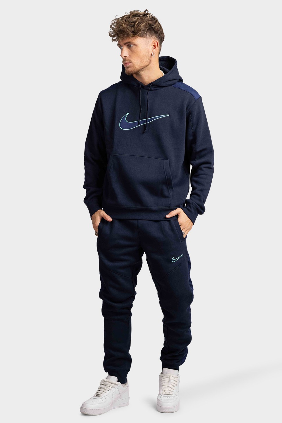 Штани чоловічі Nike M NSW SP FLC JOGGER BB сині FN0246-475 — фото 5