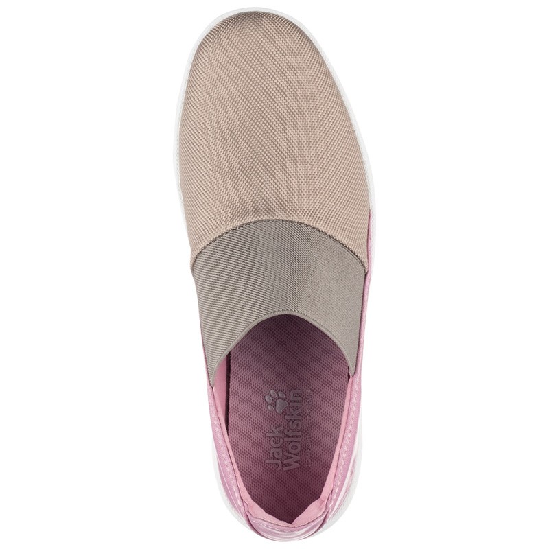 Кроссовки женские Jack Wolfskin AUCKLAND SLIPPER LOW W розовые 4033561-5041 — фото 2 — Sport City Кроссовки женские Jack Wolfskin AUCKLAND SLIPPER LOW W розовые 4033561-5041 — фото 2