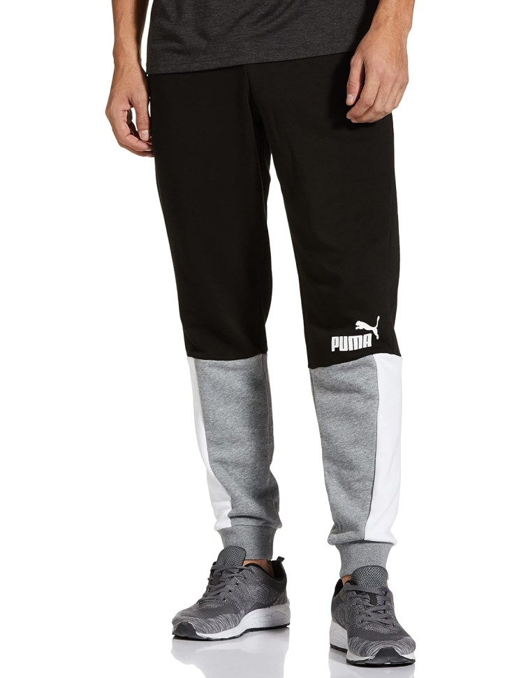 Штани чоловічі Puma ESS+ Block Sweatpants чорні 84800701 изображение 1