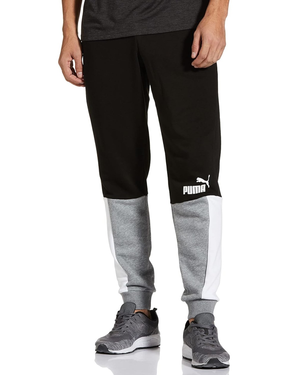 Штани чоловічі Puma ESS+ Block Sweatpants чорні 84800701 — фото 1
