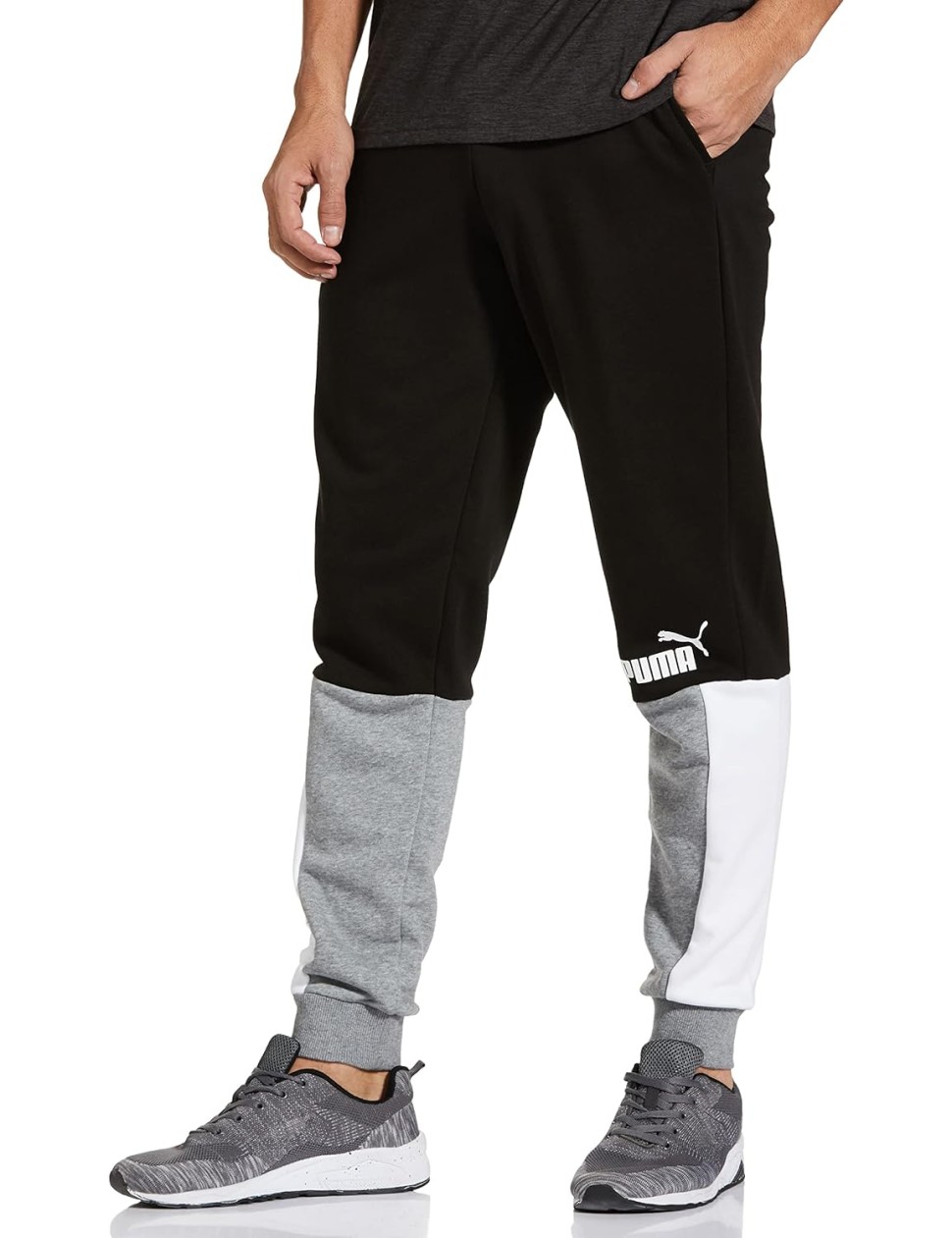 Штани чоловічі Puma ESS+ Block Sweatpants чорні 84800701 — фото 3