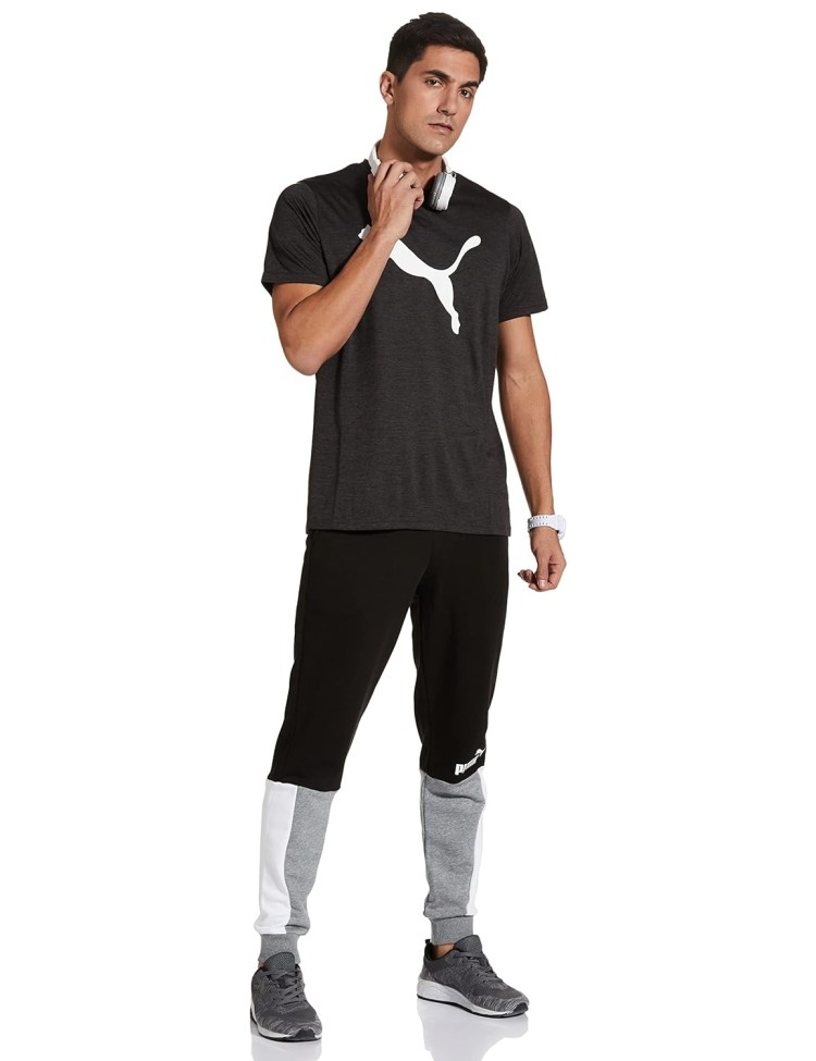 Штани чоловічі Puma ESS+ Block Sweatpants чорні 84800701 изображение 4