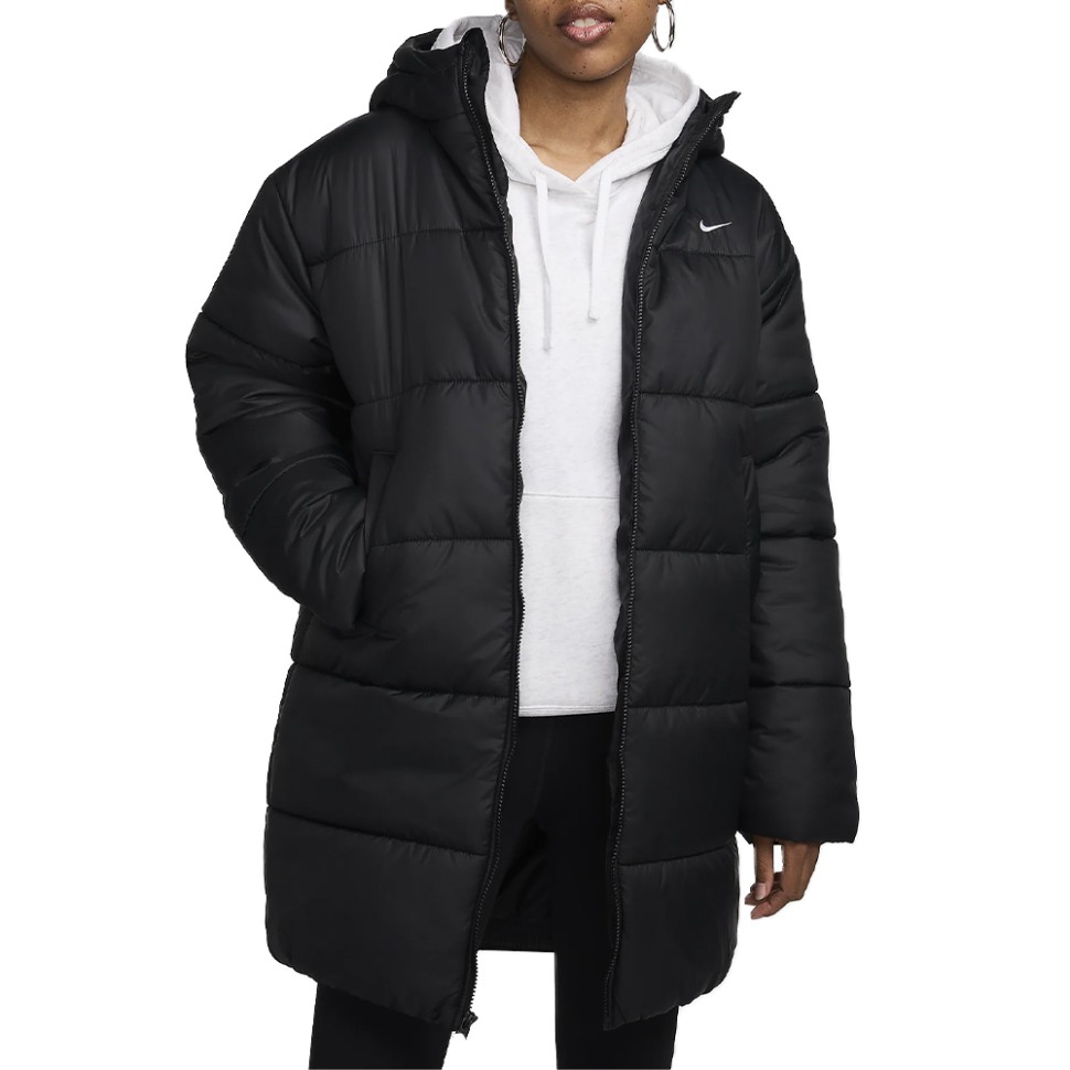 Куртка женская Nike W NSW TF SNFL NK CLSC PRKA черная FZ5903-010 изображение 1