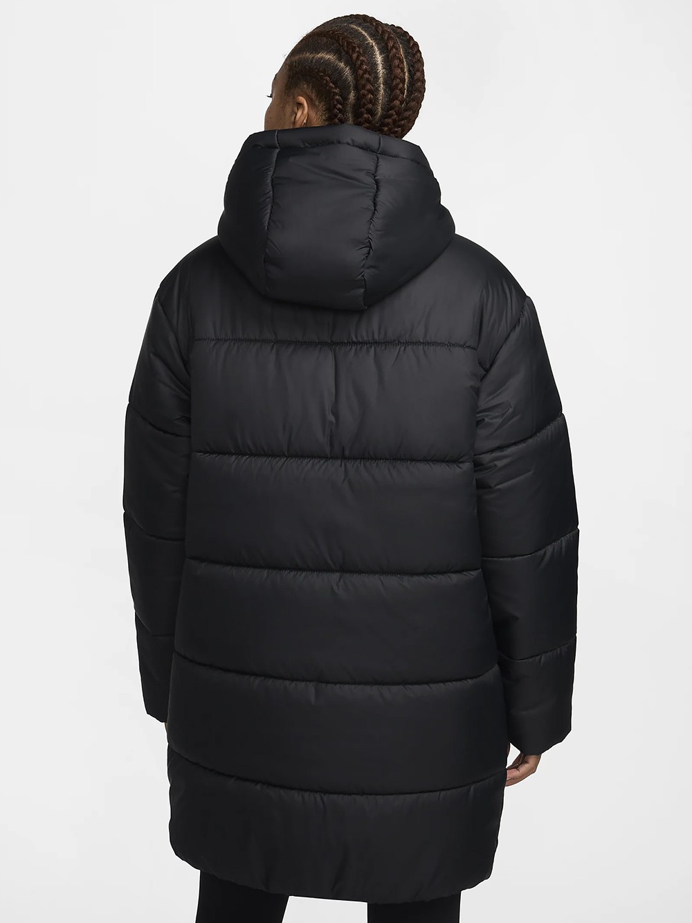 Куртка жіноча Nike W NSW TF SNFL NK CLSC PRKA чорна FZ5903-010 изображение 3