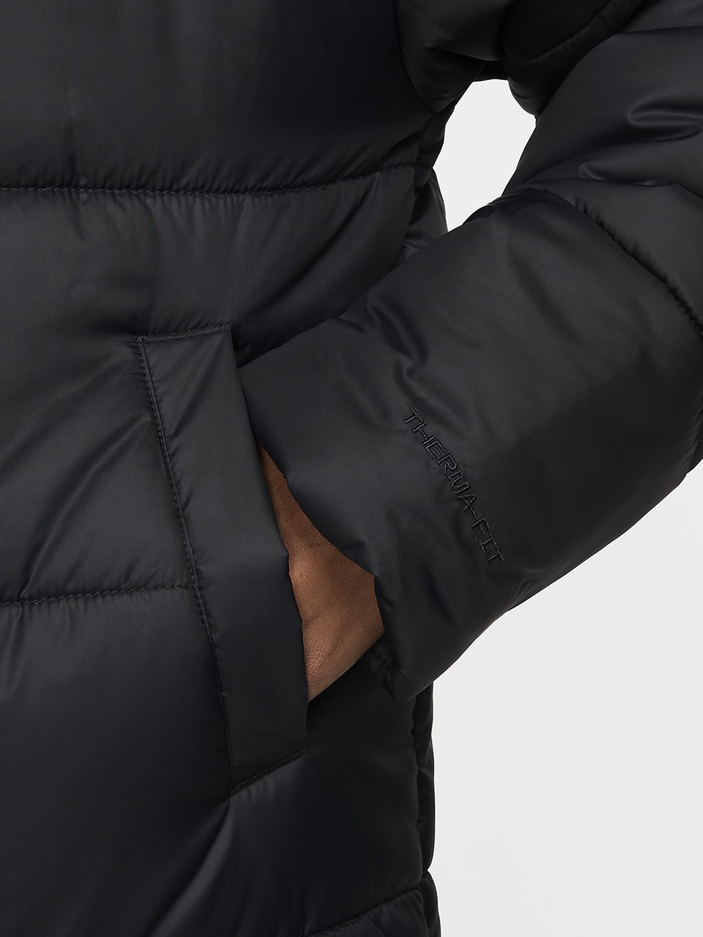 Куртка жіноча Nike W NSW TF SNFL NK CLSC PRKA чорна FZ5903-010 изображение 5