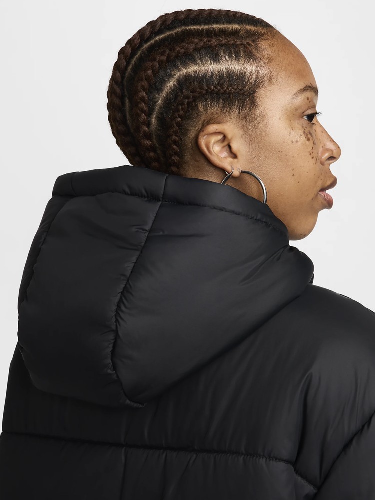Куртка женская Nike W NSW TF SNFL NK CLSC PRKA черная FZ5903-010 изображение 6