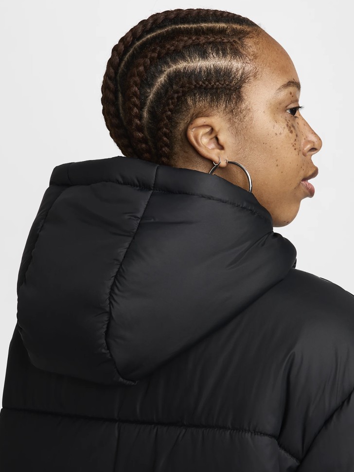 Куртка женская Nike W NSW TF SNFL NK CLSC PRKA черная FZ5903-010 изображение 6