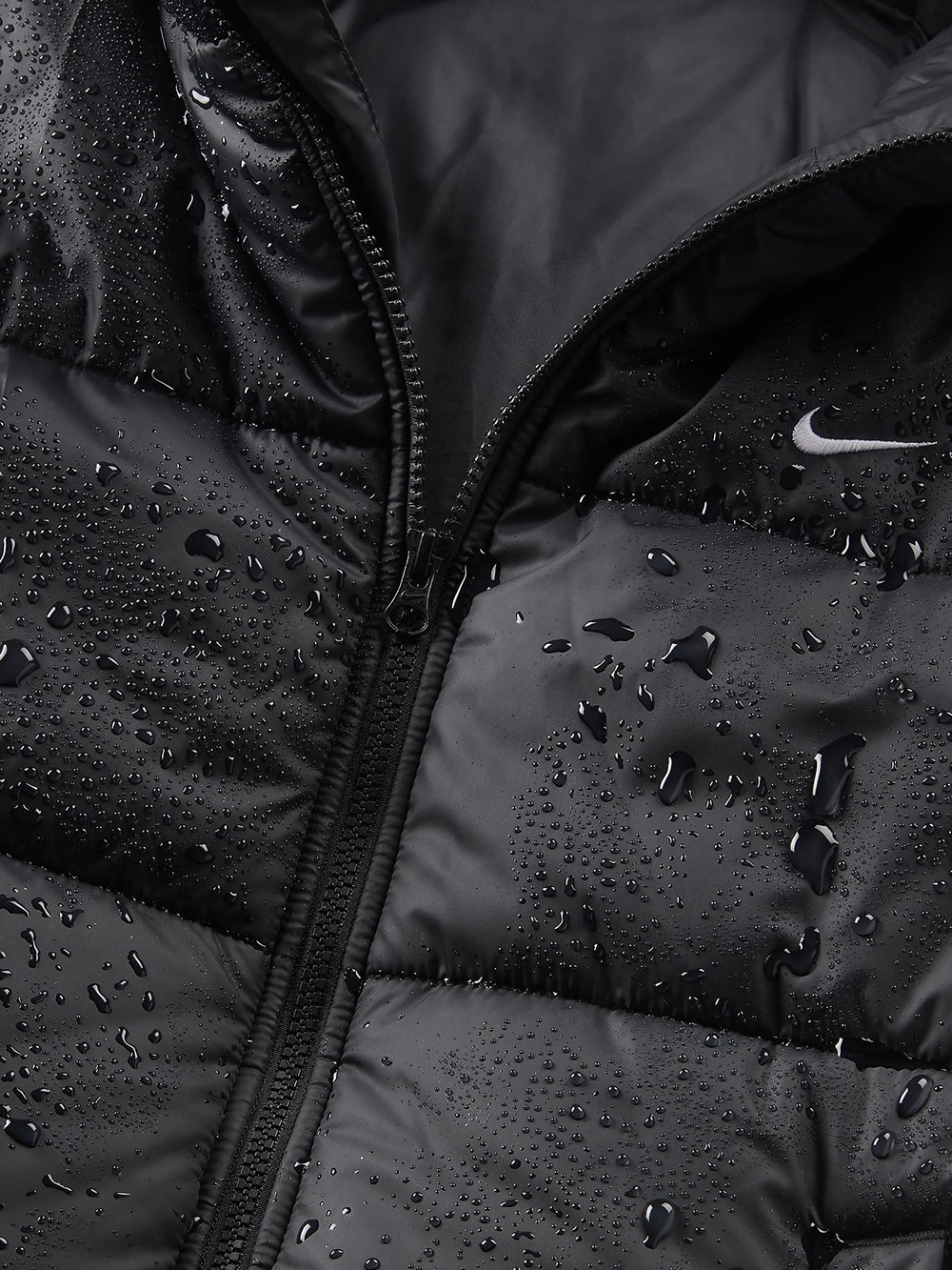 Куртка жіноча Nike W NSW TF SNFL NK CLSC PRKA чорна FZ5903-010 изображение 8