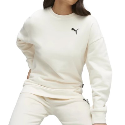 Толстовка женская Puma BETTER ESSENTIALS Crew FL молочная 67680399