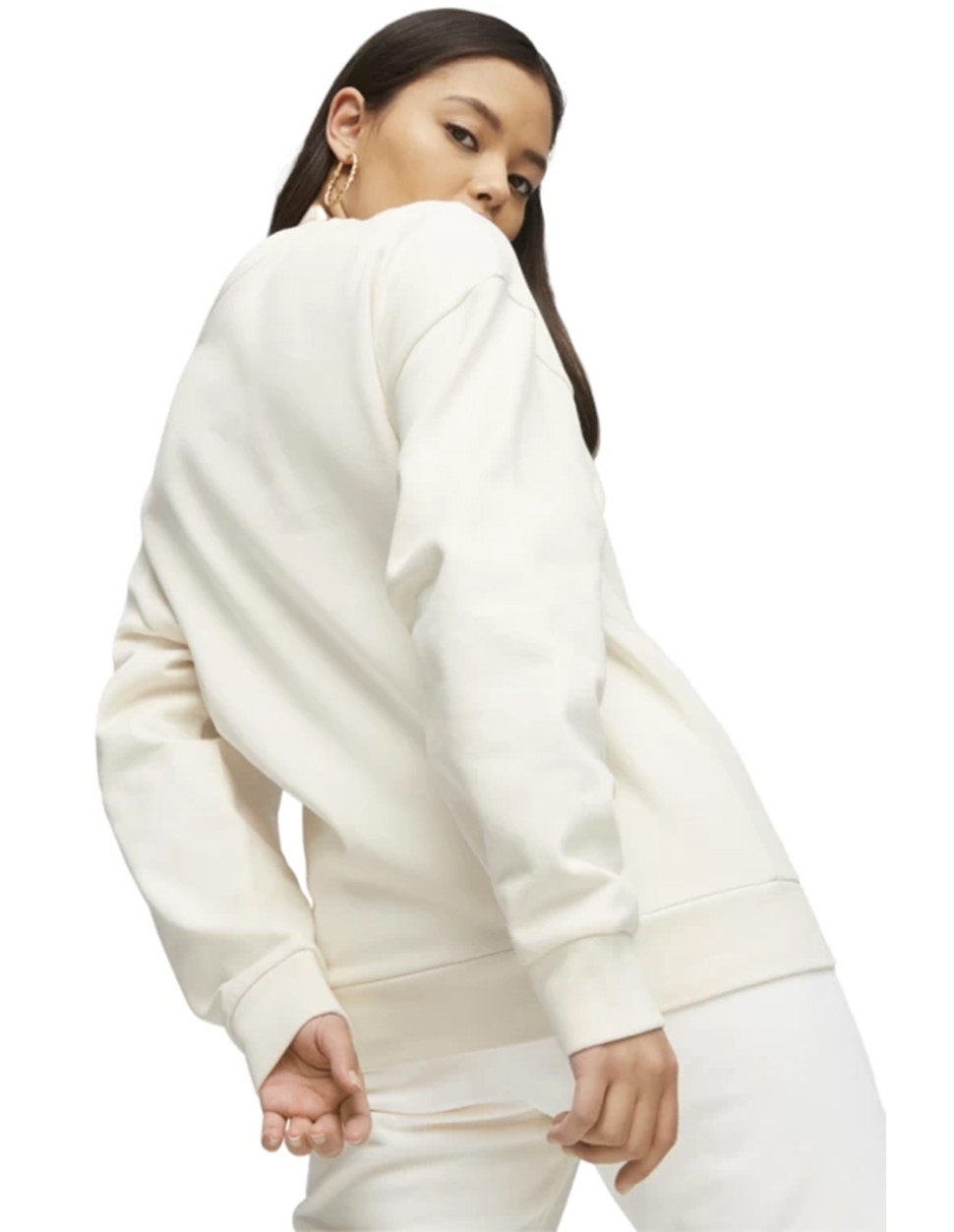 Толстовка жіноча Puma BETTER ESSENTIALS Crew FL молочна 67680399 — фото 3