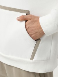 Толстовка чоловіча Larum біла 652505-100 изображение 5