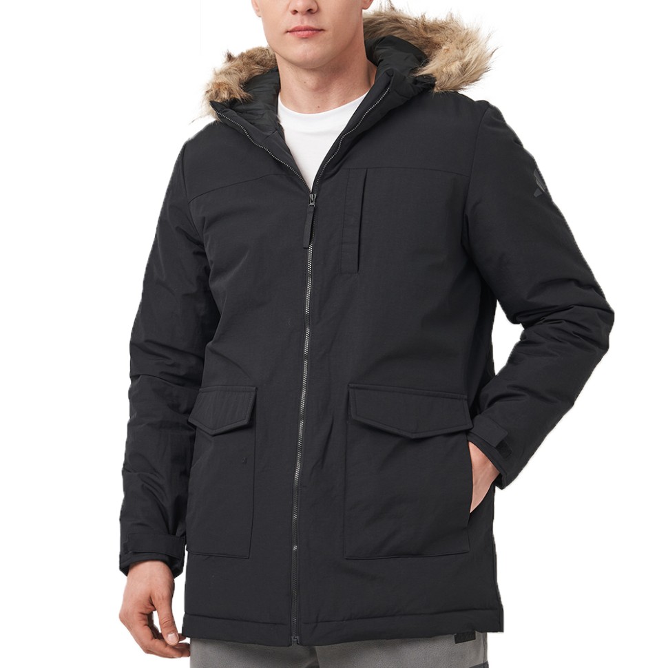 Куртка чоловіча Adidas PAVERIC FUR PAR чорна IX8888 изображение 1