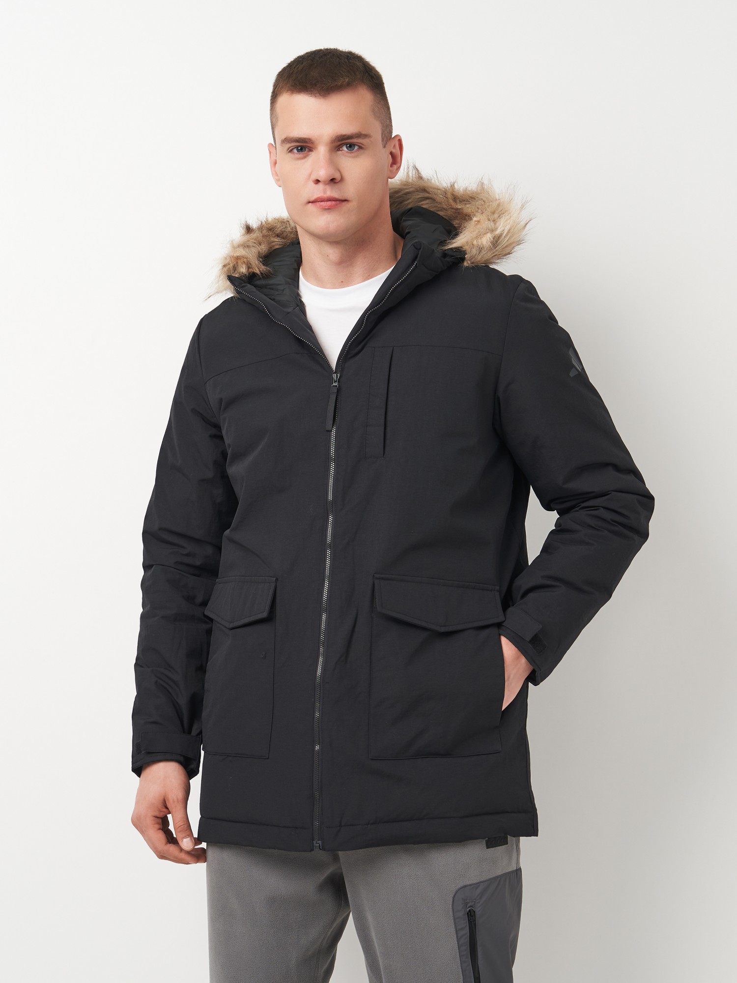 Куртка чоловіча Adidas PAVERIC FUR PAR чорна IX8888 изображение 2