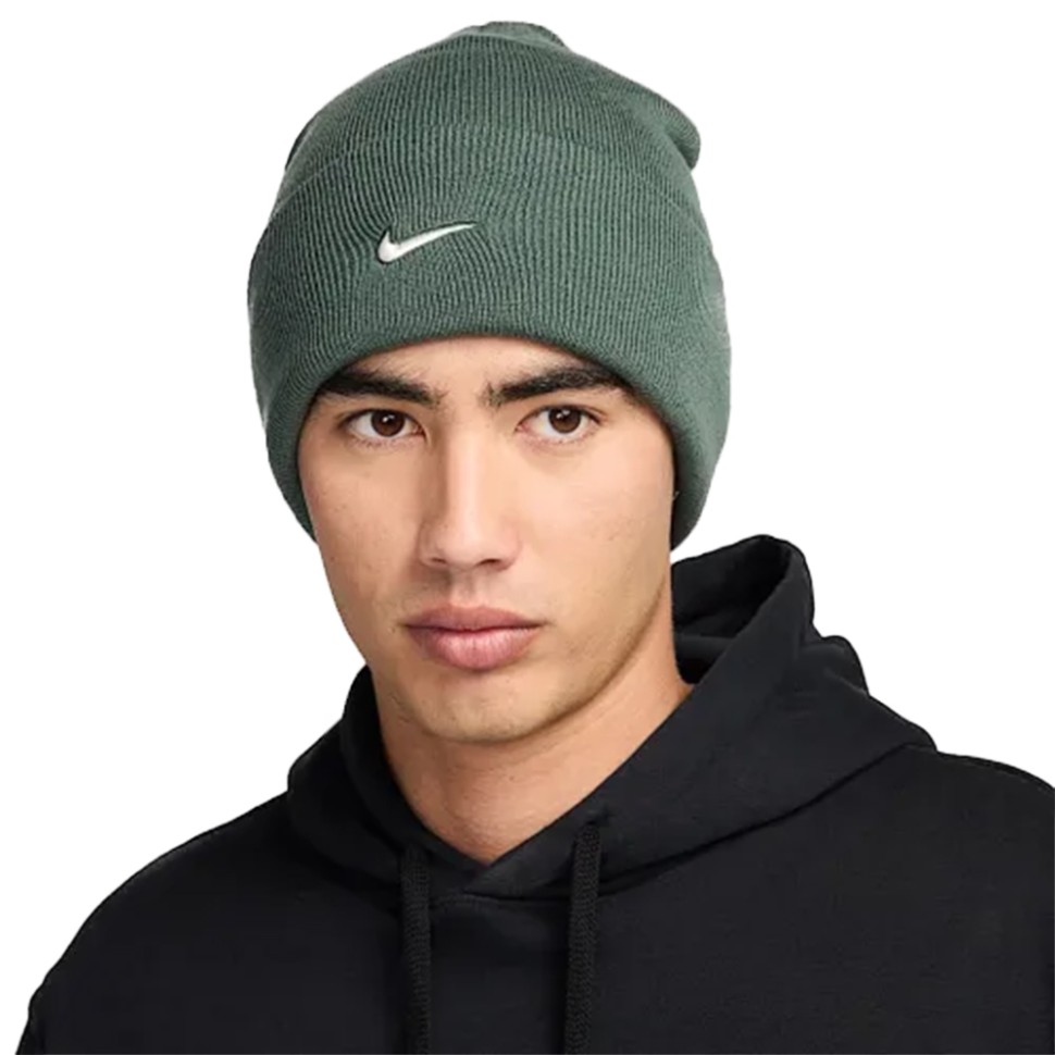 Шапка  Nike U NK PEAK BEANIE TC SWSH F24 L зелена HF0187-338 изображение 1