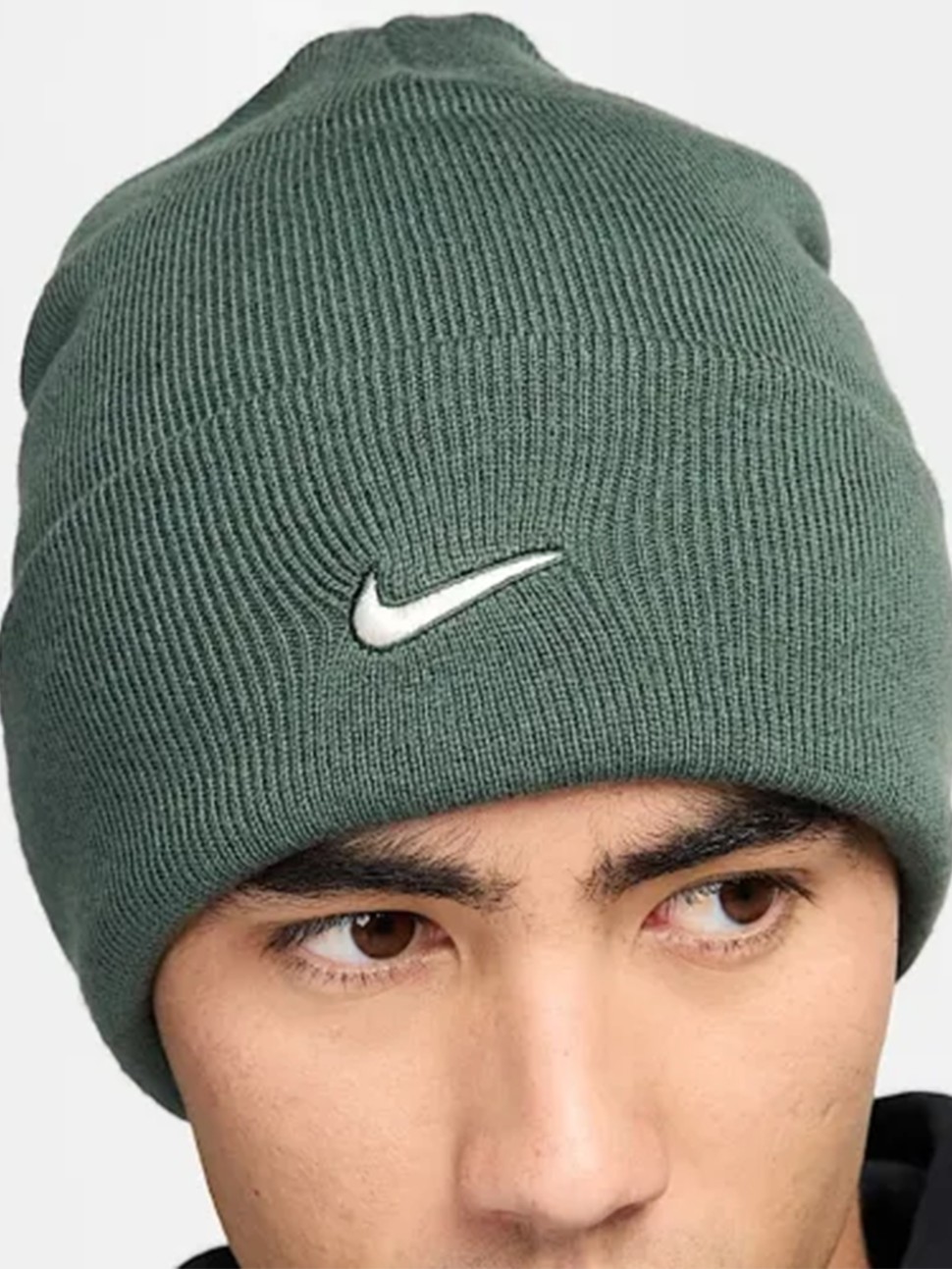 Шапка Nike U NK PEAK BEANIE TC SWSH F24 L зелена HF0187-338 — фото 5