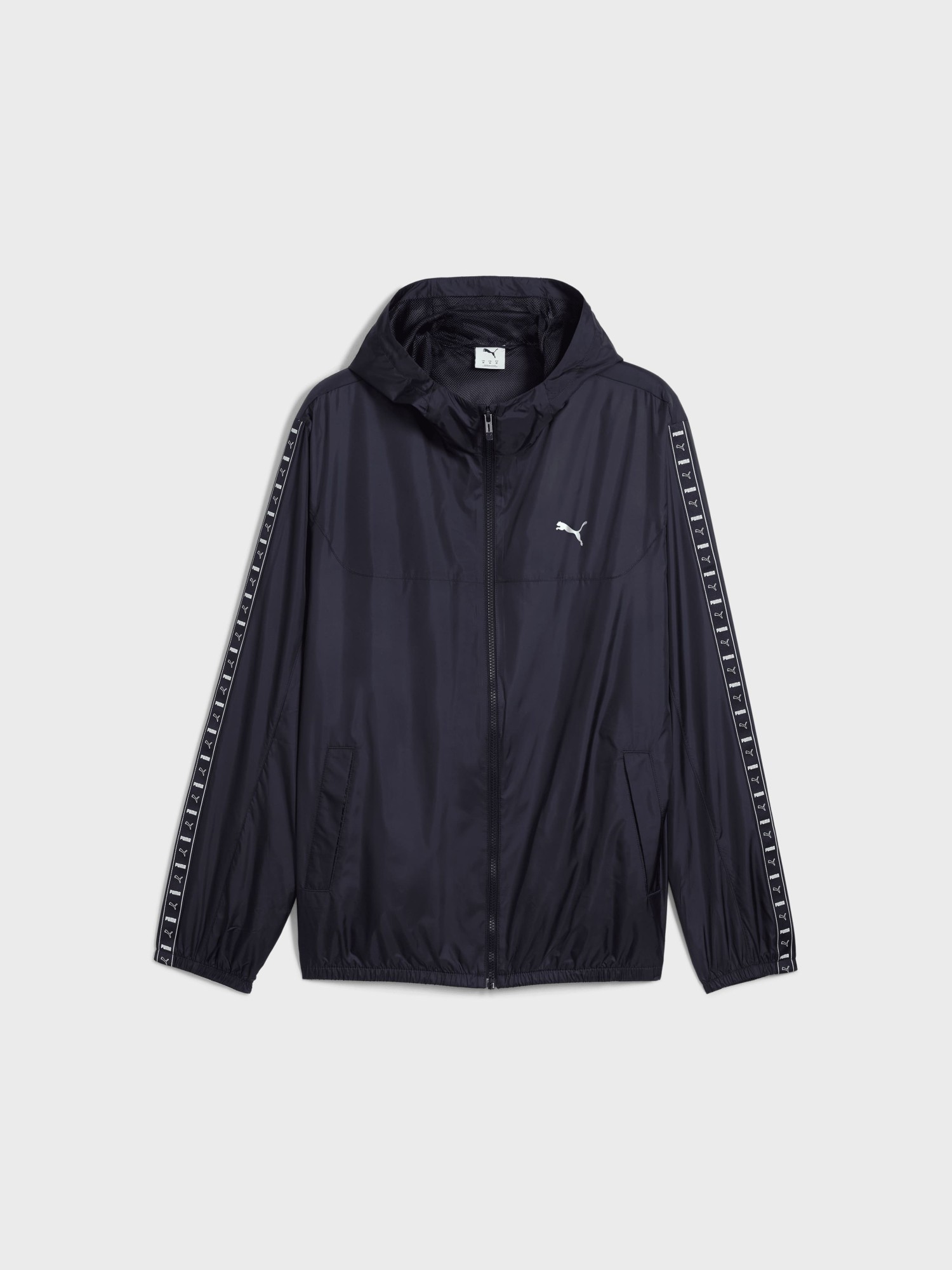 Вітрівка чоловіча Puma ESS Tape Windbreaker чорна 68462916 изображение 7