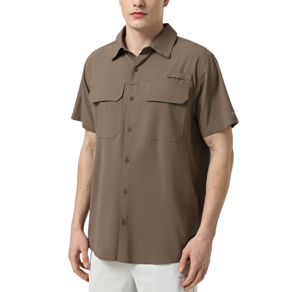 Рубашка мужская Larum Fagin коричневая 162504-200