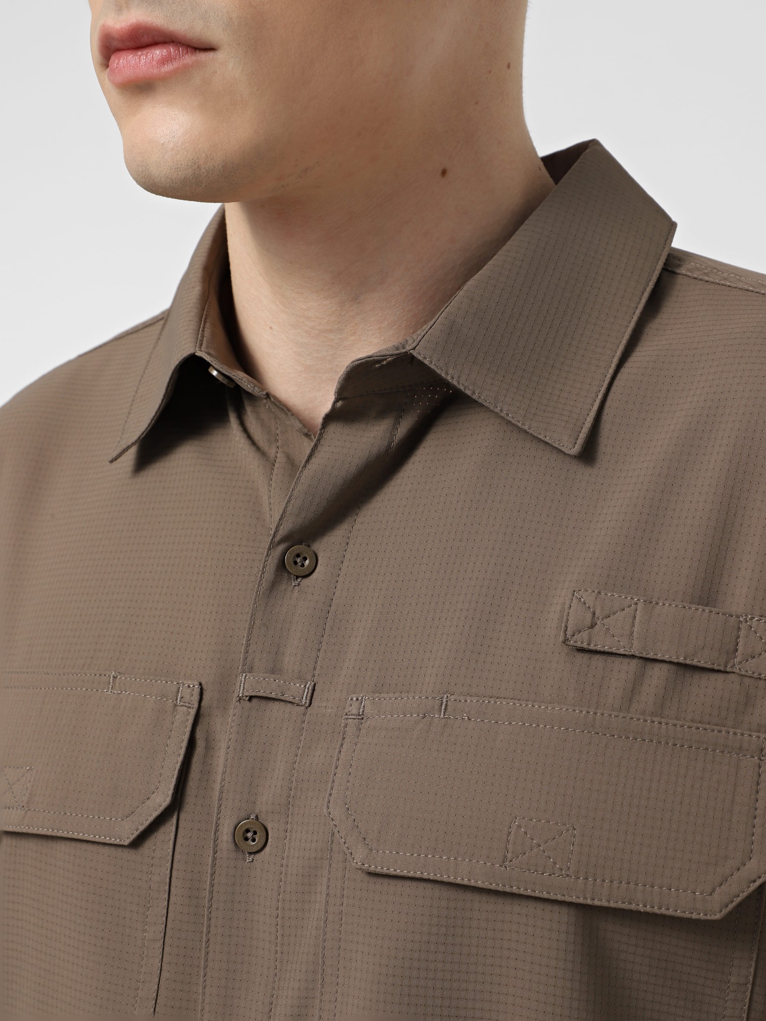 Сорочка чоловіча Larum Fagin коричнева 162504-200 изображение 4