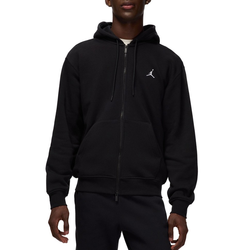 Толстовка чоловіча Nike M J JUMPMAN FLC PO чорна FV7289-010 изображение 1