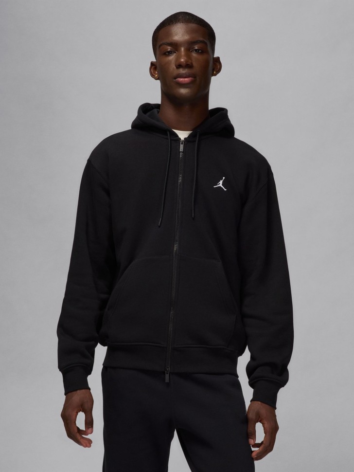 Толстовка чоловіча Nike M J JUMPMAN FLC PO чорна FV7289-010 изображение 2