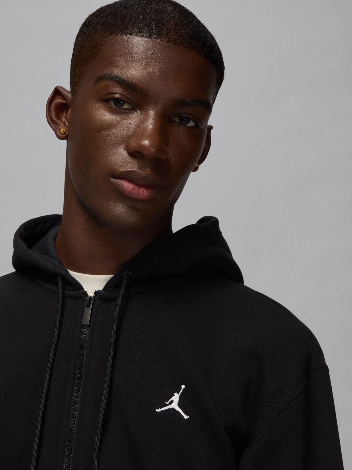 Толстовка мужская Nike M J JUMPMAN FLC PO черная FV7289-010 изображение 4