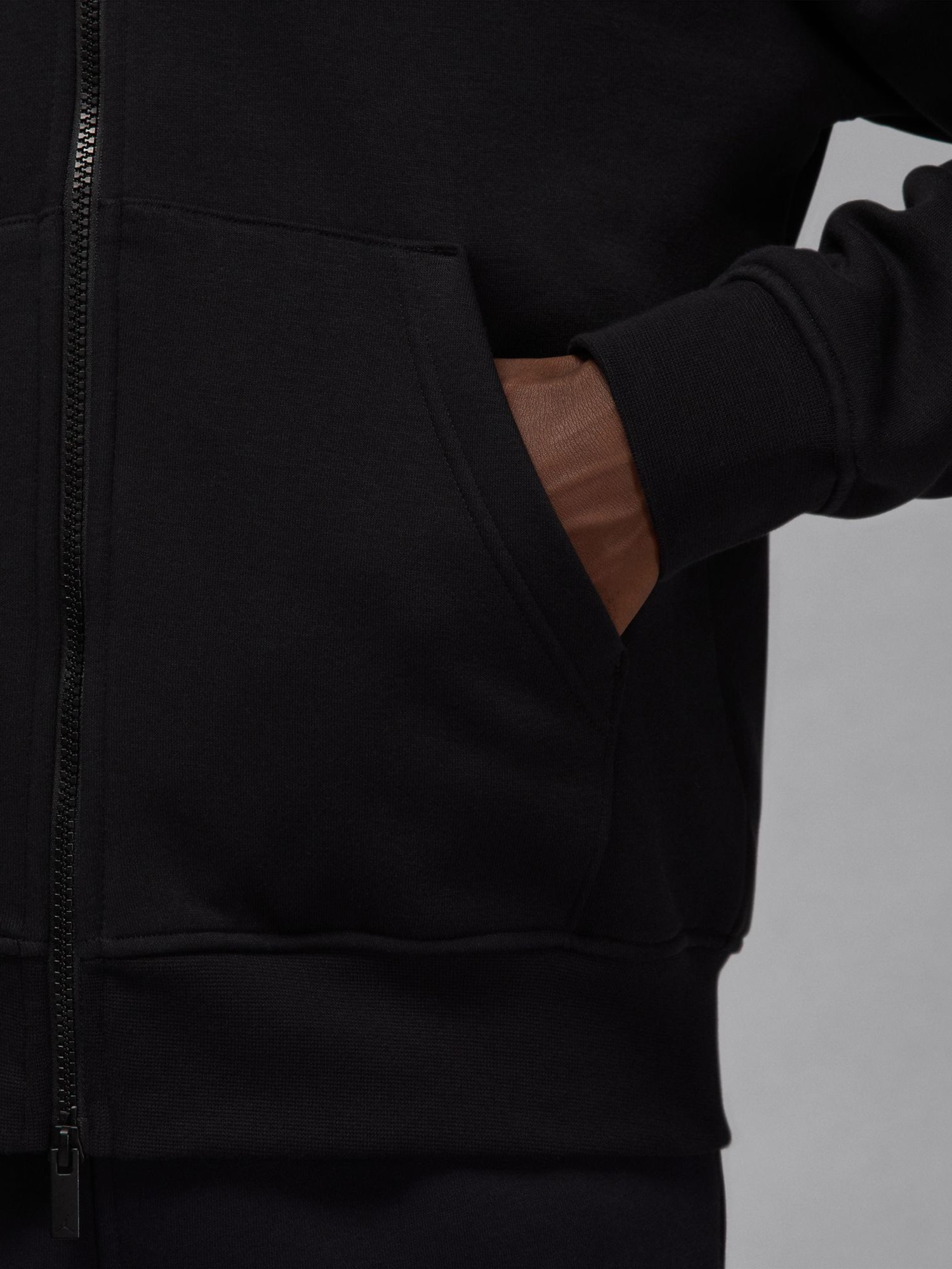 Толстовка мужская Nike M J JUMPMAN FLC PO черная FV7289-010 изображение 7