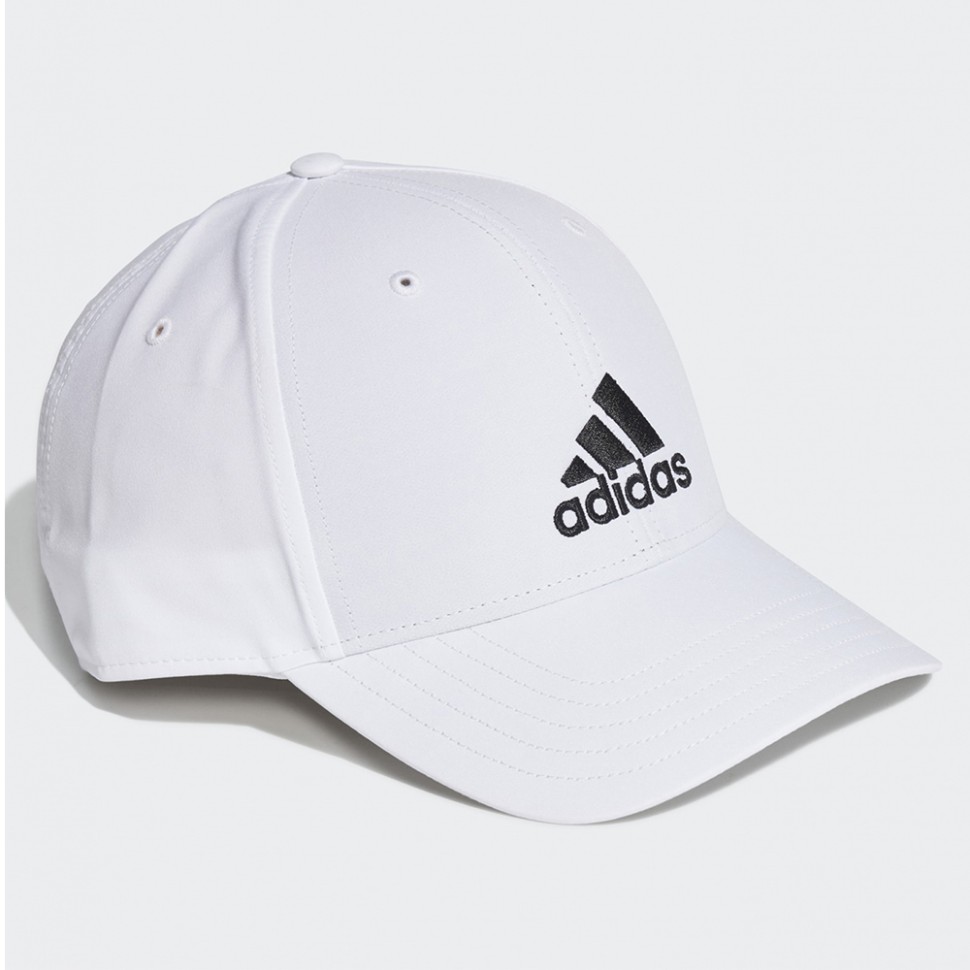 Бейсболка Adidas Bballcap Lt Emb белая GM6260 — фото 2