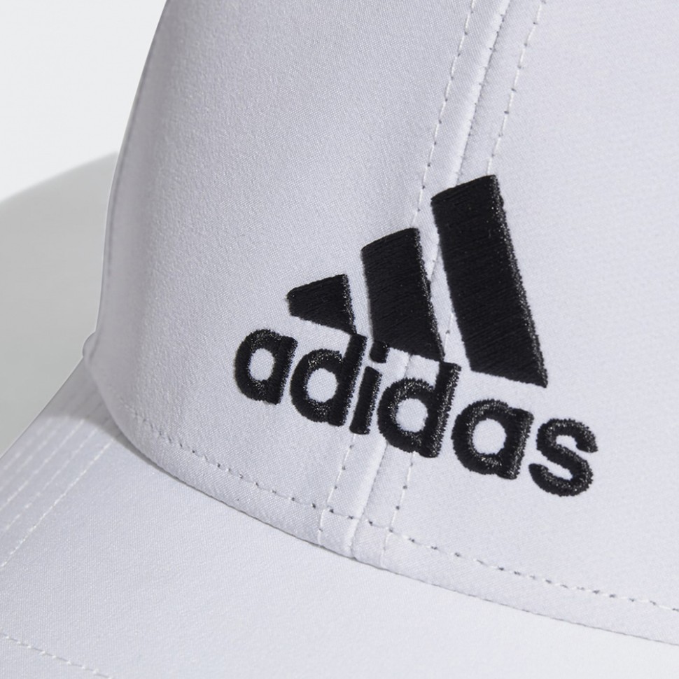 Бейсболка Adidas Bballcap Lt Emb белая GM6260 — фото 4
