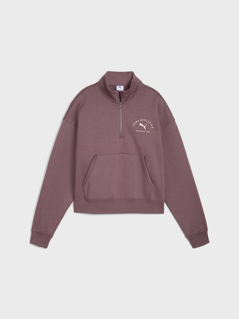Толстовка жіноча Puma CLASS Half-Zip Crew фіолетова 68813888 — фото 5