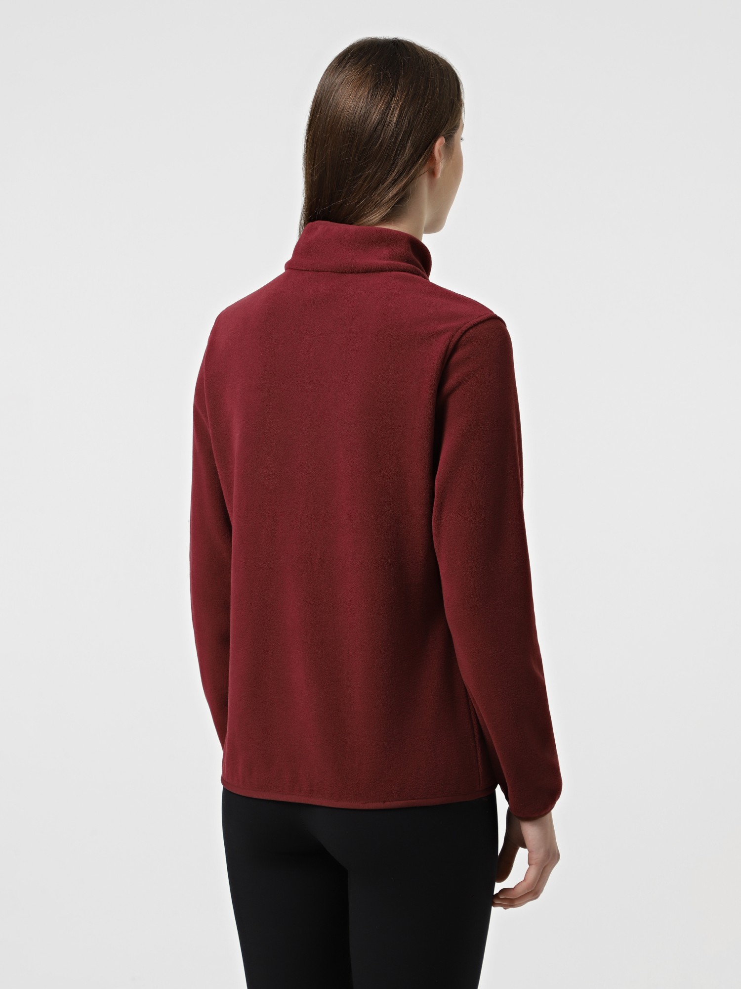 Толстовка женская Radder Elda бордовая 661926-670 изображение 3