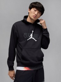 Толстовка чоловіча Nike M J SPRT CSVR GFX FLC PO чорна HQ8694-010 изображение 2
