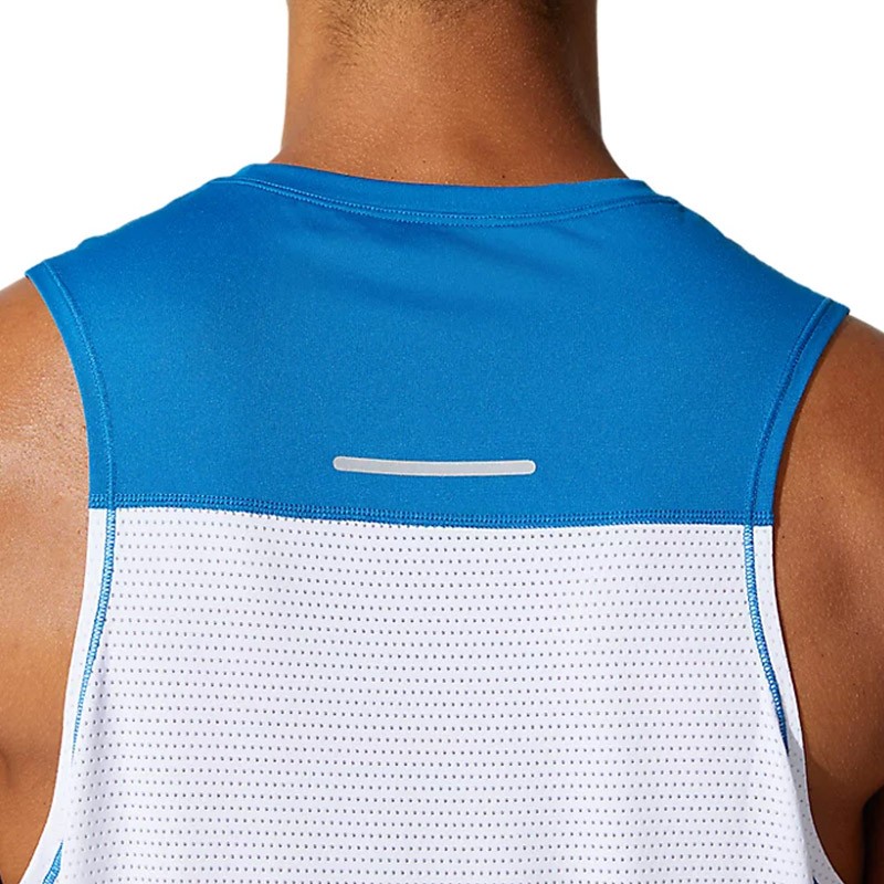 Майка чоловіча Asics Race Singlet біла 2011B881-100 — фото 4