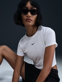 Футболка жіноча Nike W NSW NK CHLL KNT CRP біла HF9538-101 изображение 4