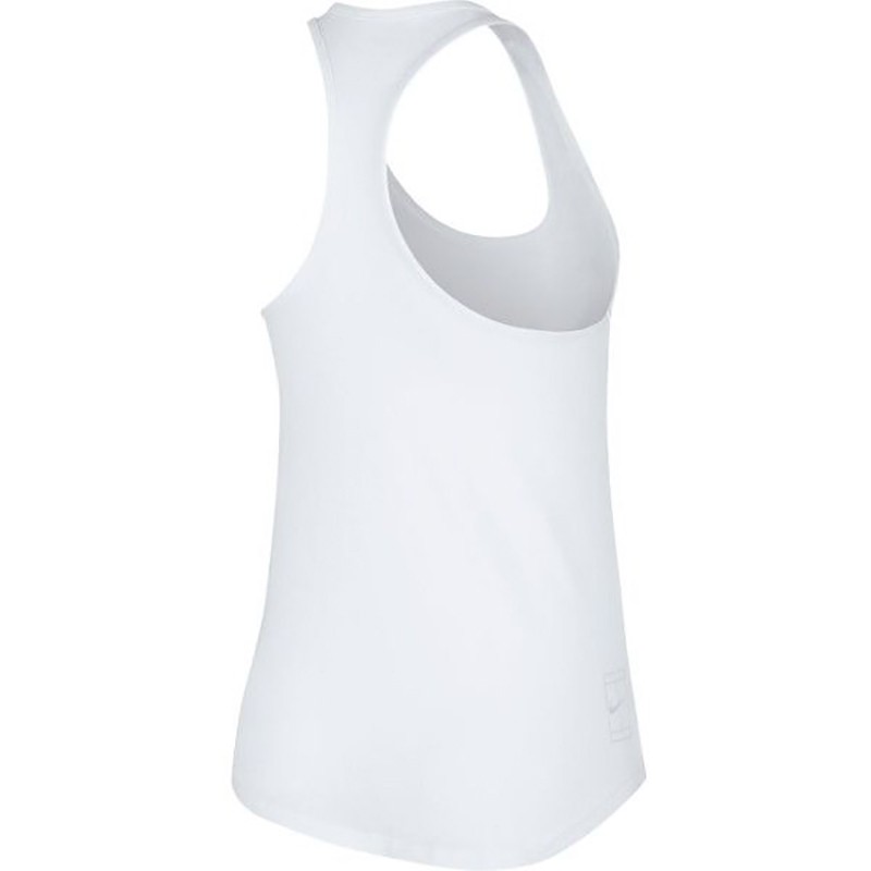Майка жіноча Nike W NKCT TANK TOMBOY LOGO біла 889791-100 — фото 2