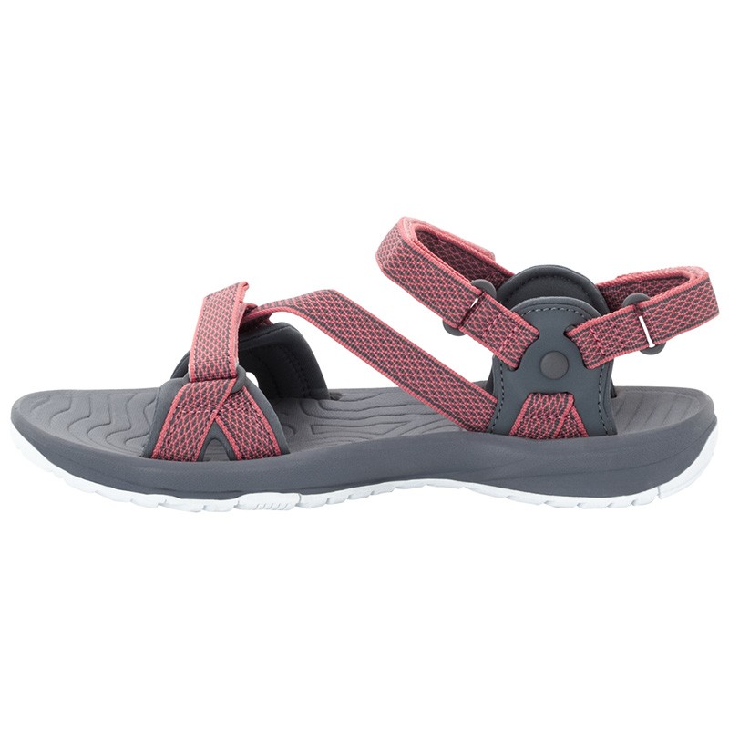 Сандалии женские Jack Wolfskin LAKEWOOD RIDE SANDAL W красные 4019041-2131 изображение 4