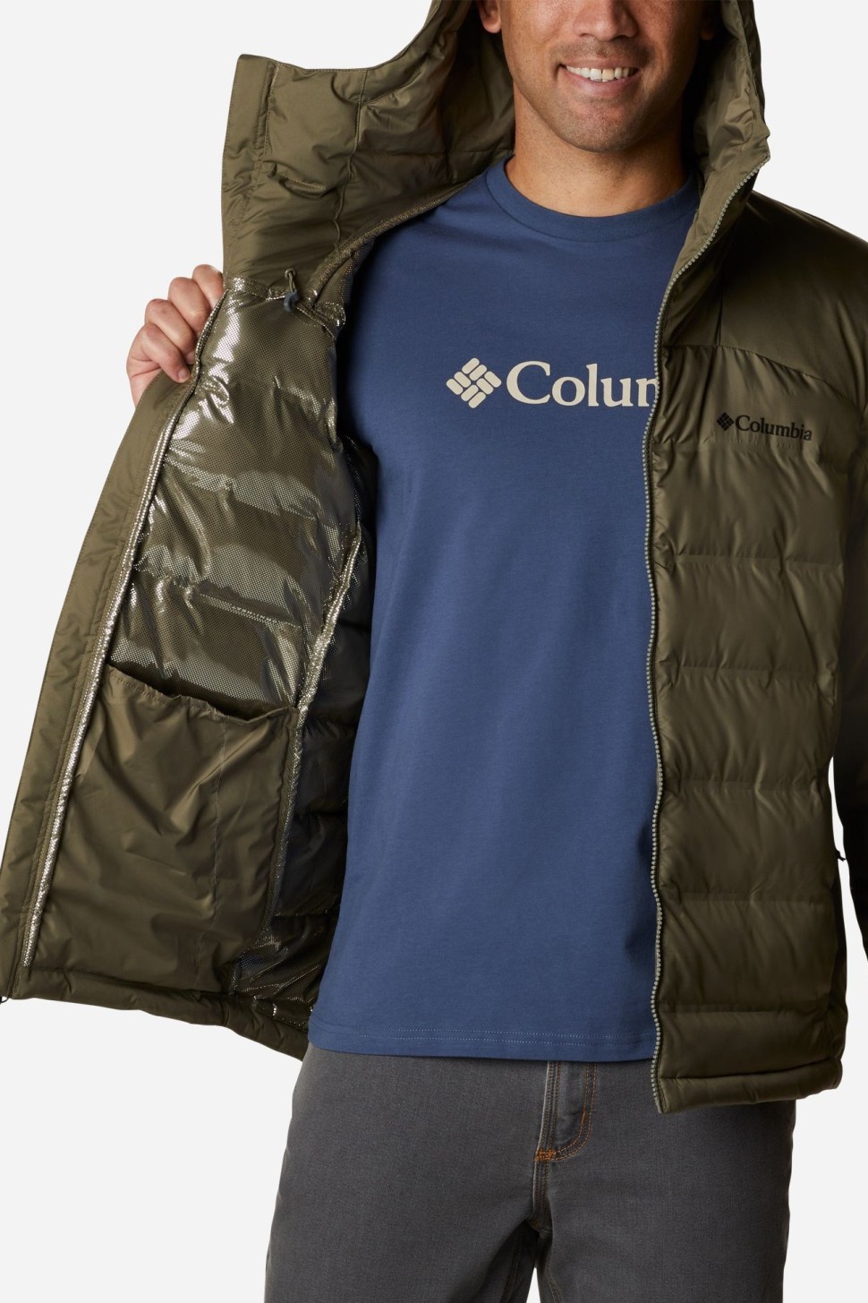 Куртка чоловіча Columbia  PACIFIC GROVE™ JACKET зелена 1976801-397 — фото 5