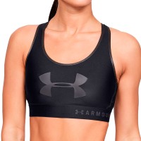 Бра женский Under Armour Armour Mid Keyhole Graphic черный 1344333-001 изображение 1