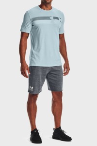 Футболка чоловіча Under Armour Ua Fast Left Chest 3.0 Ss блакитна 1370518-478 изображение 5