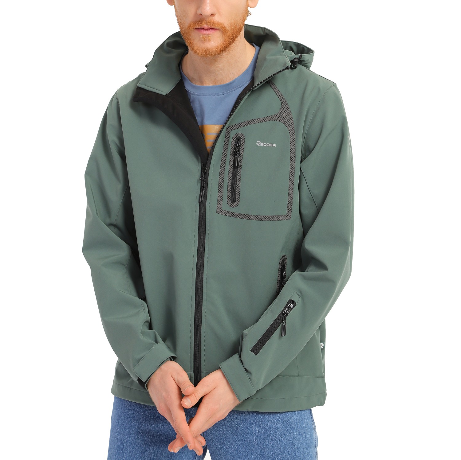 Ветровка мужская Radder Nilson зеленая 120007-310