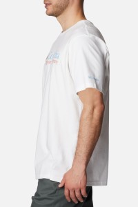 Футболка чоловіча Columbia Deschutes Valley™ Graphic Tee белая 2036461-100 изображение 4
