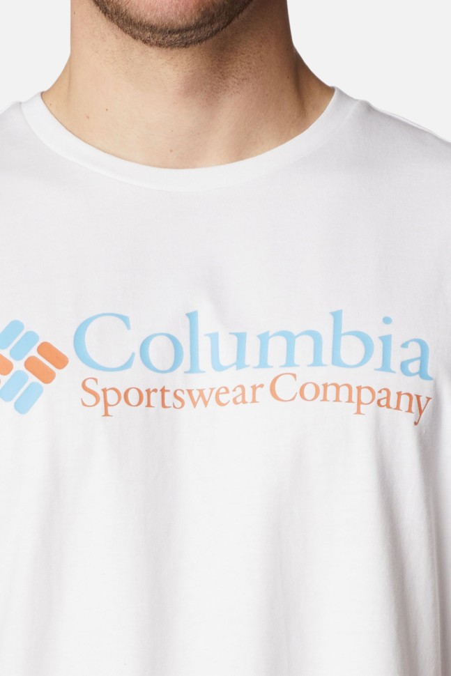 Футболка чоловіча Columbia Deschutes Valley™ Graphic Tee белая 2036461-100 изображение 5