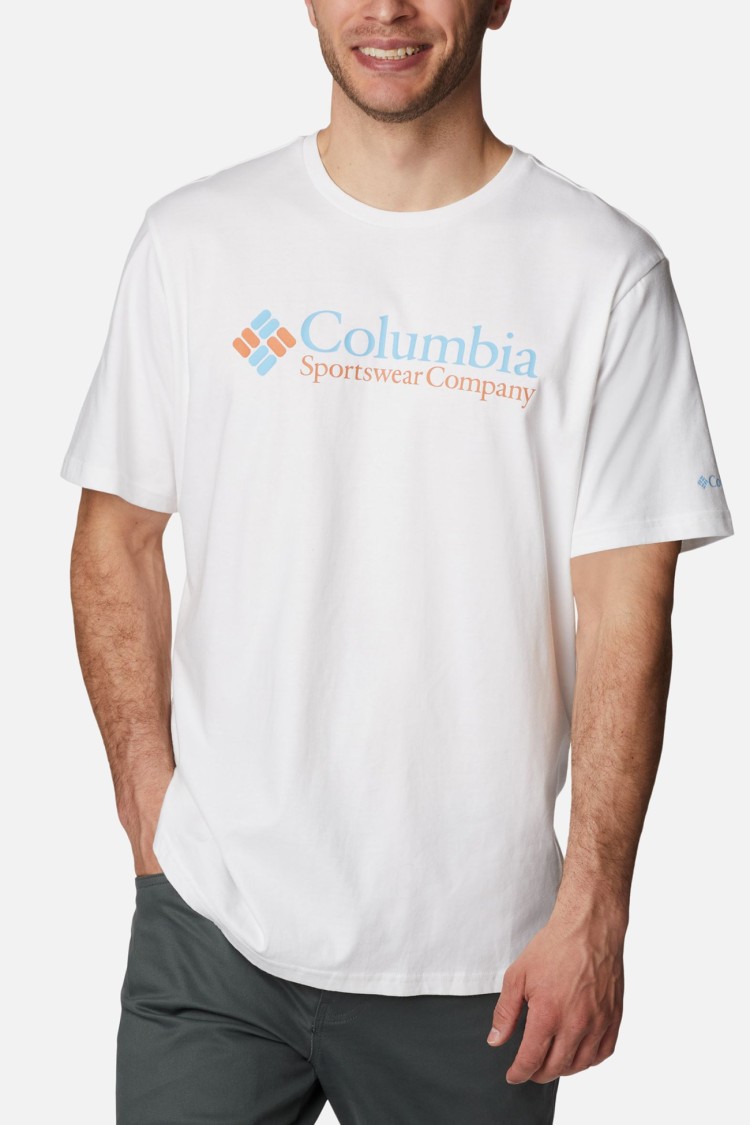 Футболка чоловіча Columbia Deschutes Valley™ Graphic Tee белая 2036461-100 изображение 6