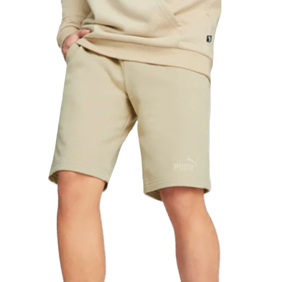 Шорти чоловічі Puma ESS ELEVATED Shorts бежеві 67517488 — фото 1